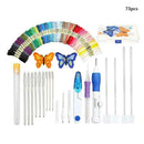 Rainbow Color Embroidery Threading Tool Useful Supply
