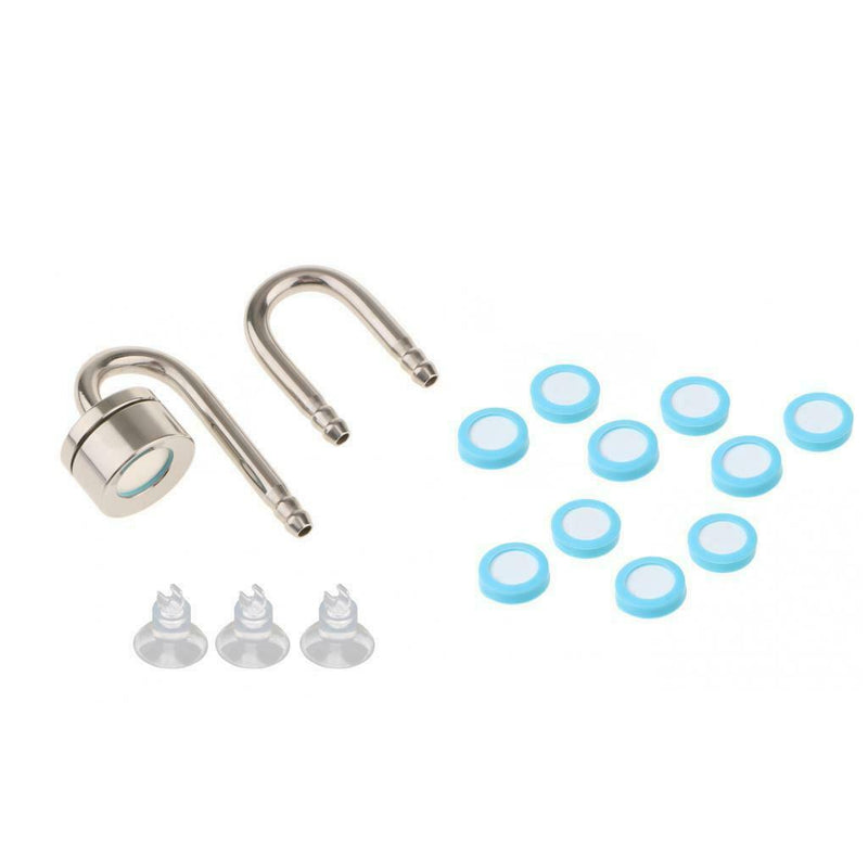 Stainless Steel CO2 Regulator Bubble Counter + 10 Pcs Aquarium CO2 Ceramic