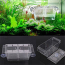 Aquarium Fish Tank Guppy Double Breeding Breeder Rearing Trap Box Hatchery Delux