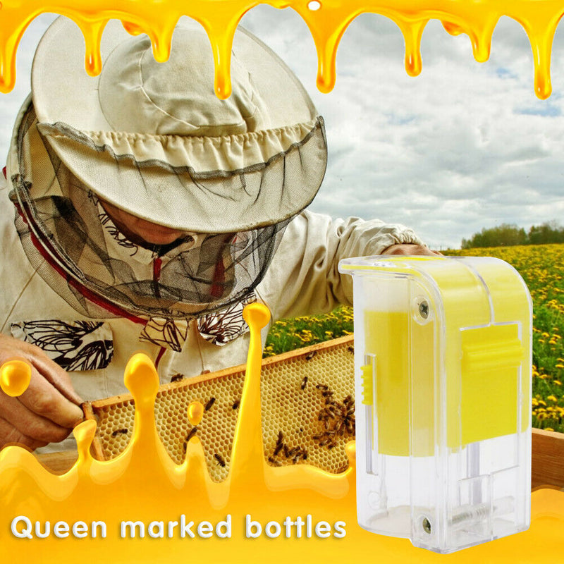Bee Queen Marking Catcher Marker Bottle Plunger Plush Safe Beekeeper Tools