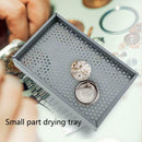 Aluminum Alloy Storage Tray Watch Parts Cleaning Tool Organizer Dryer Plate