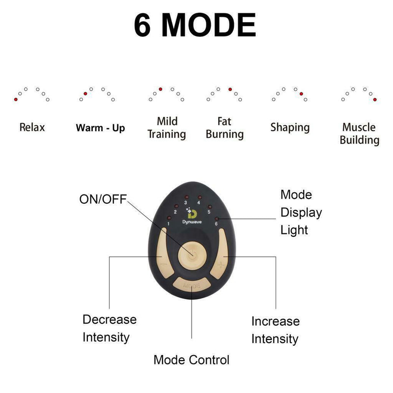Abs Stimulator Toning Belt Gym Abdominal Muscle Trainer Fitness Toner 10 Gel Pad