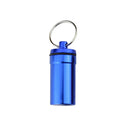 Lot 6x Waterproof Aluminum Medicine Pill Case Box Bottle Container Key Chain