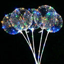 5pcs Colorful LED Light Balloon Latex Clear Round Flash String Decorations