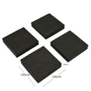 4pcs Square Refrigerator Mute Mat Washing Machine Anti Shock Vibration Pad