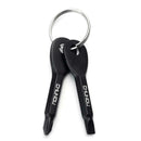 2pcs Metal SLOTTED/PHILLIPS Screwdriver Set Outdoor Multi Tool Key Ring A