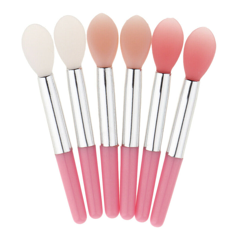 MagiDeal 6x Home DIY Silicone Lip Use Soft Lip Brush Treatment Beauty Makeup