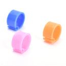 100x bird rings 8mm leg bands clip pigeon dove chicks duck bantam poultry  JR