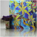 Home Static Cling Cover Stained Flower Privacy Window Glass Film 45CM*1M De
