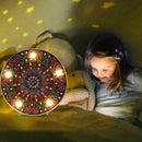 Mandala DIY Special Shape Full Drill Diamond Painting LED Light Night Lamps
