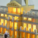 DIY Assembled Building Blocks LED Light Architecture Building Series Louvre S7K1