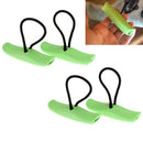 4x Green Nylon Kayak Canoe Boat Toggle Pull Carry Loop Handle Cord Accessory