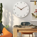 Wooden Wall Clock Simple Modern Design for Living Room Nordic Brief Wood Cl