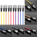 5pcs 3Pin 1m/3.28ft Male to Female AUX Stereo Audio Cable Speaker Auxiliary Cord