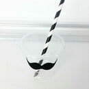 Set of 12pcs Beard Stickers Black Funny Beard Gift Tag Stickers Labels Decals