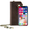 Men's Long Clutch Wallet Credit Card Bifold Holder Purse with Anti-Theft Chain