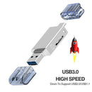 2 in 1 Type-C USB3.0 To Micro-SD/NM Card Reader for Mobile/PC Use Nano Memo