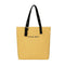 Canvas Women Shoulder Totes Bags Letters Large Shopping Handbags (Yellow)