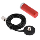 Car Dual Band Antenna UHF VHF 400-470/136-174MHZ PL-259 Antenna Cable Red