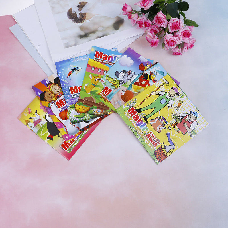 Secret garden painting book will move diy children's puzzle magic coloring booJR