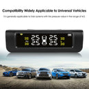 C68 USB+Solar Car TPMS Tire Pressure Monitor System with 4 External Sensors A