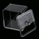 Acrylic Makeup Holder Cotton Pads Storage Box Cosmetic Case Organizer 9.5CM