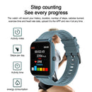 F22 Sport Bluetooth Heart Rate Monitor Smart Watch Wristband blue