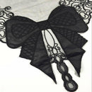 Retro Black Neckline Lace Collar Trim Sewing Applique for Women Clothes DIY