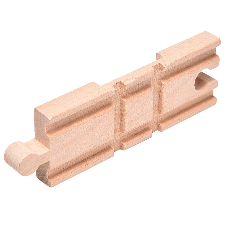 1 Pcs Wooden Cross Bifurcated Track Railway Toys Compatible All Major Brand SP