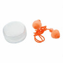 5X(Swimming Sleeping Orange Silicone Ear Plugs 55cm Long String I2Q5)