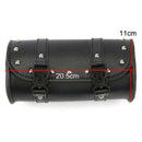 Universal Motorcycle Front Fork Tool Bag Pouch Luggage Saddle Bag Black Leather