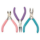 3Pcs Diy Craft And Jewelry Tool Pliers Chain Nose Plier Cutter Plier Round  Q3S3