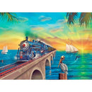 5D Diy Diamond Painting Train Landscape Picture Full Diamond Round Rhinesto