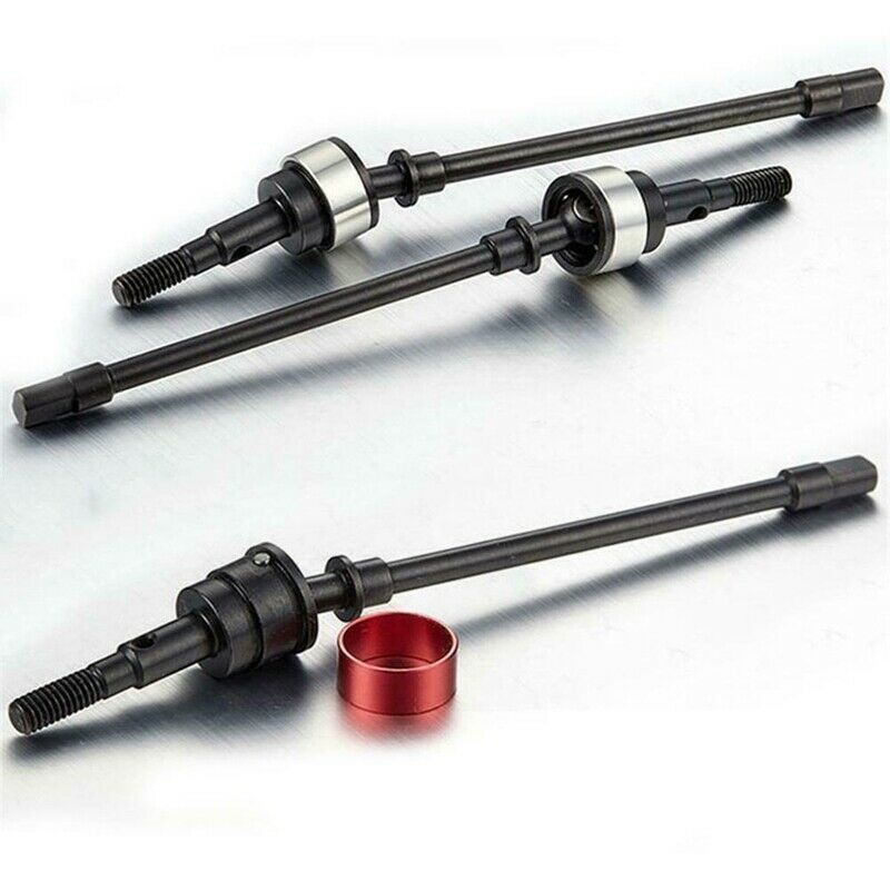 1Pair Stainless Steel Cvd Drive Shaft Front Axle Rc Parts for Axial Scx10 C U1A3