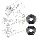 6 Pack Angle Grinder Flange Nut 5/8 for Dewalt Ryobi Makita 224399-1 193465 Q6T7