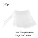 100pcs Drawstring Home Medicine Bag Empty Tea Spice Seal Filter Bag(6X8cm) A