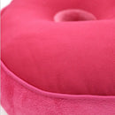 Memory Foam Donut Seat Cushion Comfort Pillow for Hemorrhoids Rose Red