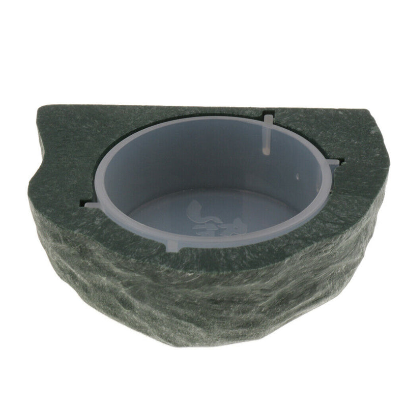 2pcs Mini Magnet Feeding Ledge For Gecko Diet, Food or Water & Plastic Cup Bowl