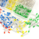 500pcs 3MM LED diode Light Assorted Kit DIY LEDs Set Electronic Diy Kit  OZ