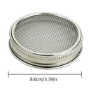 4Pcs/Set Stainless Steel Sprouting Lid For Wide Mouth Mason Jars Canning Ja Z5F8
