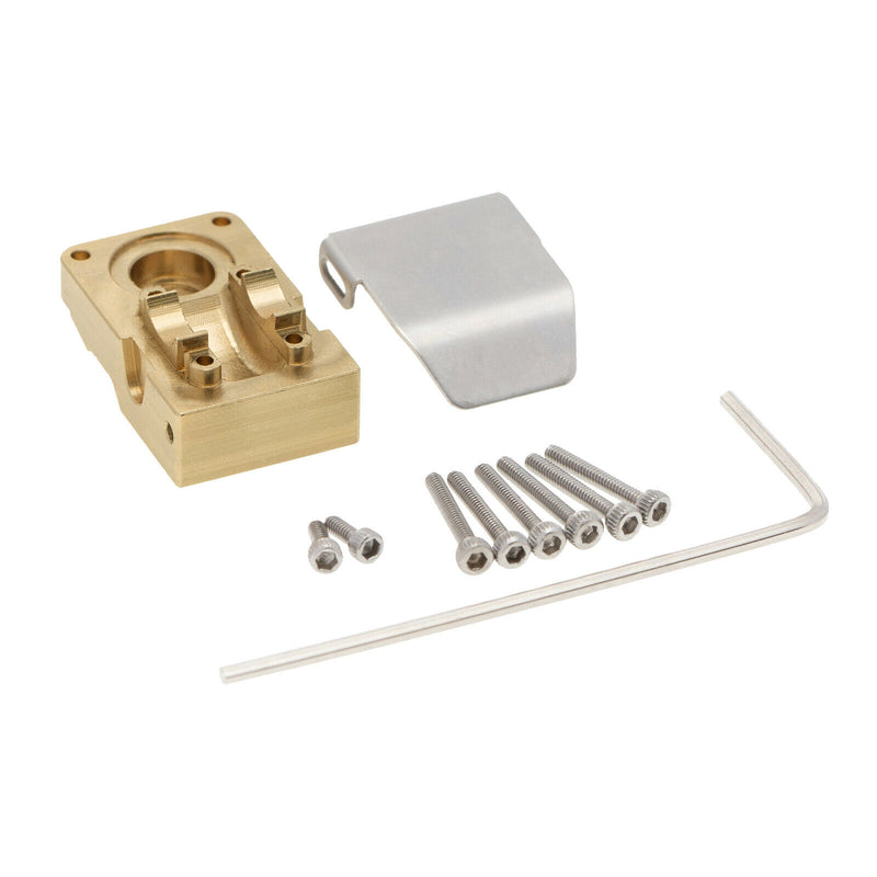 Solid Brass Diff Cover for Axial SCX24 AXI90081 1:24 RC Car Upgrade Parts