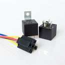 1X DC 12V Car SPDT Automotive Relay 5 Pin 5 Wires Harness Socket 30/40 Amp Gw
