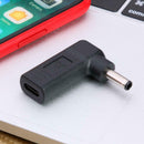 90 Degree USB-C Type-C Female to 4.5x3.0mm DC Male Plug Converter for Dell A