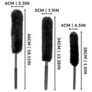 3x Multi Size Wool Blend Wheel Cleaning Grills Door Frames Washing Brushes
