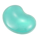Clear Green Soft Heart Shape Gel Wrist Rest Computer Laptop Mouse Pad