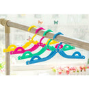 Travel portable plastic hanger travel simple folding hanger drying racks