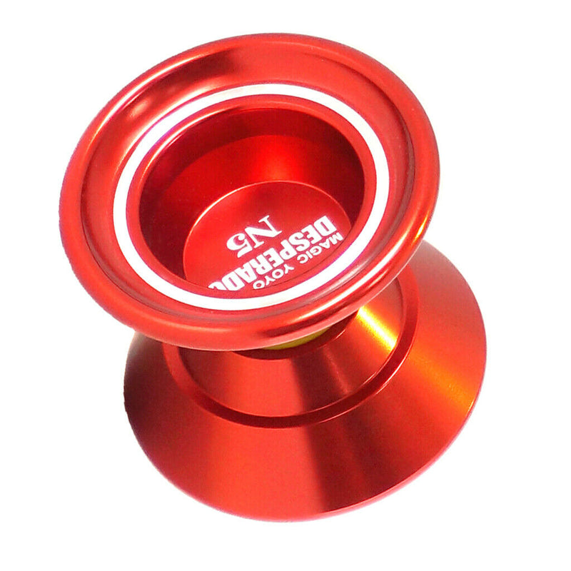 Professional Unresponsive Alloy YOYO N5 With Durable String Red