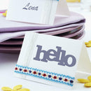 DIY Letter hello Shape Cutting Dies Stencil Scrapbooking Embossing Template A