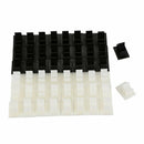 Cable Clips, Wire Clips, 50 Pieces 3 meters Self-Adhesive Adjustable Car Wi A9P7