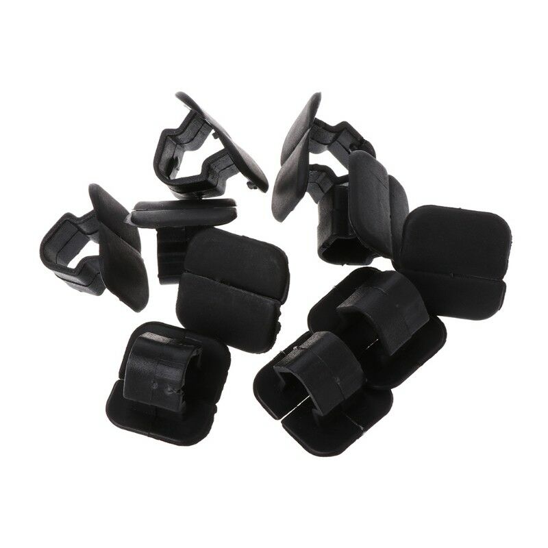 10x Hood Insulation Retainer Bonnet Plastic Clip Holder Pad  For VW 1H5863849A01